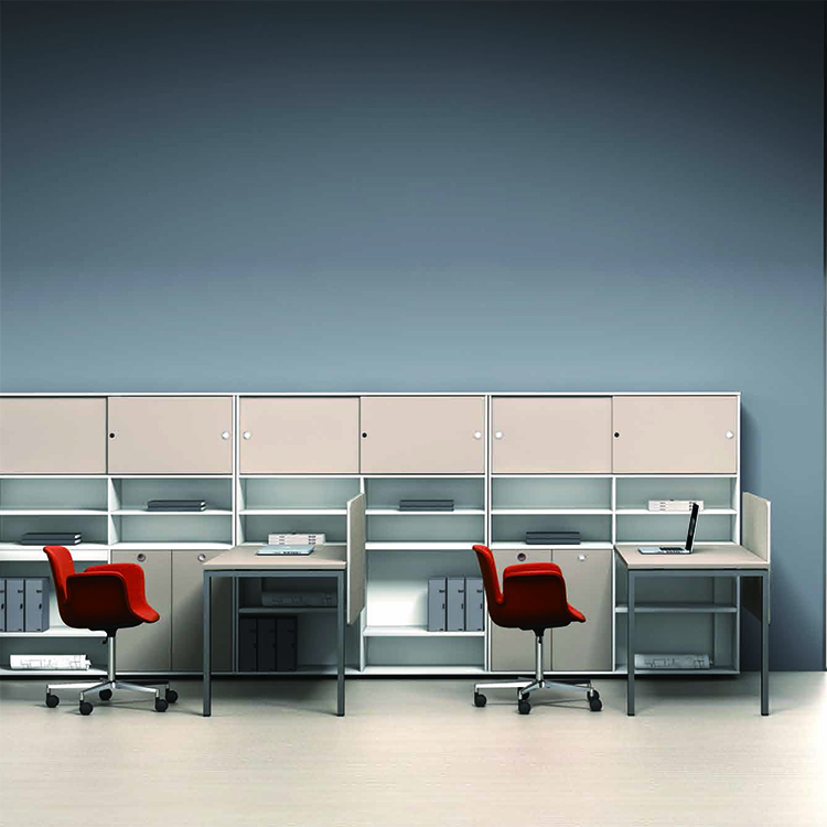Muebles de oficina modernos y de moda del escritorio de la computadora de la pantalla colorida